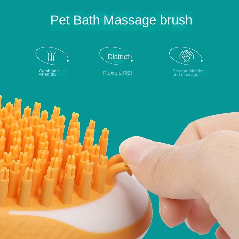 Dog Cat Bath Brush Comb Soft