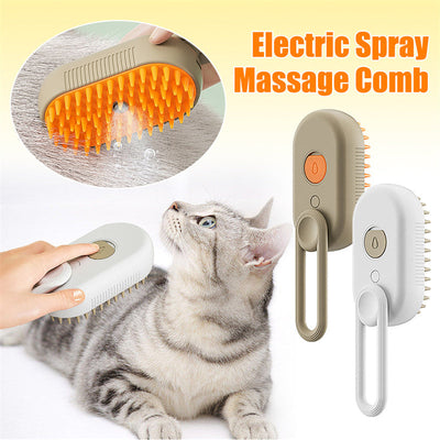 Steam Pet Brush with Unique Spray Function