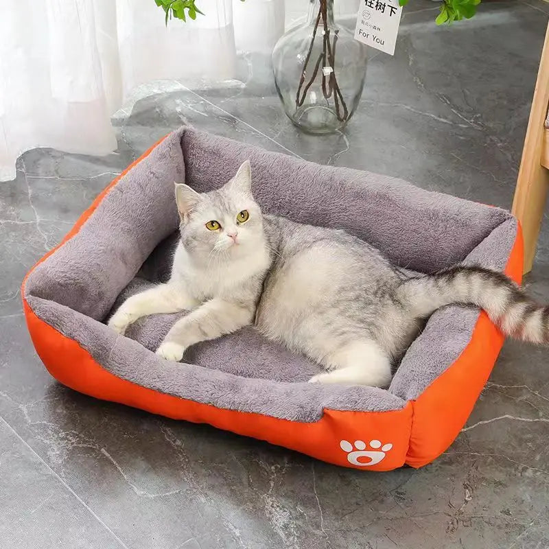 Dog Bed Warm Comfortable Dog House Soft Cotton