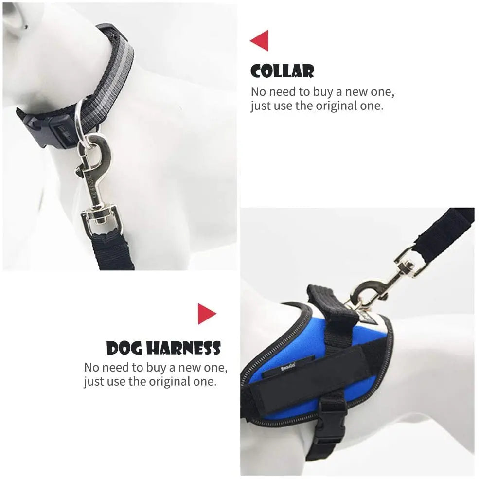 Pet Cat Dog Car Seat Belt Pet Seat Vehicle Dog Harness Lead Clip