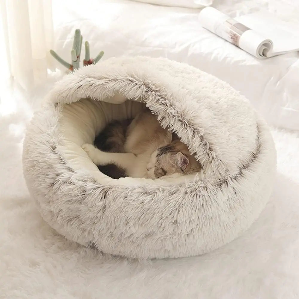 Cover Round Cat Bed Pet Mattress Warm Cat