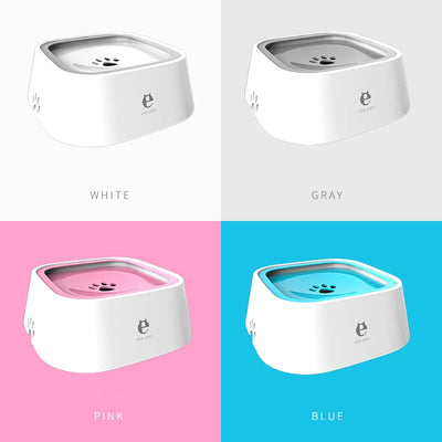 Dog Water Bowl Floating Non-Wetting