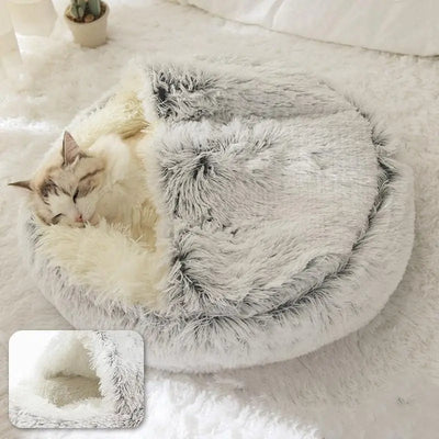 Cover Round Cat Bed Pet Mattress Warm Cat