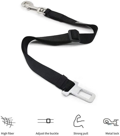 Pet Cat Dog Car Seat Belt Pet Seat Vehicle Dog Harness Lead Clip