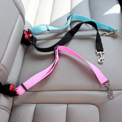 Pet Cat Dog Car Seat Belt Pet Seat Vehicle Dog Harness Lead Clip