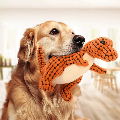 Dogs Pet Plush Dinosaur Toys Interactive Dog Chew Toys