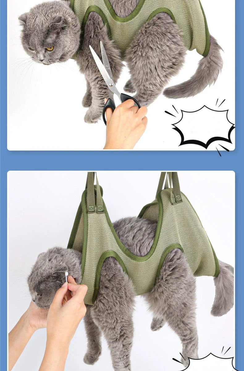 Cat nail cutting anti scratch bag