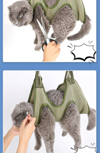 Cat nail cutting anti scratch bag